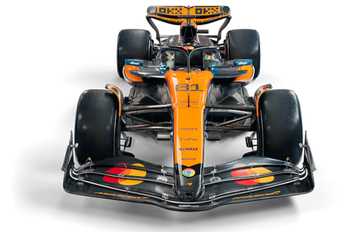 McLaren race car - front view